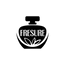 Black and white logo of a perfume bottle with 'FRESURE' text on a white background